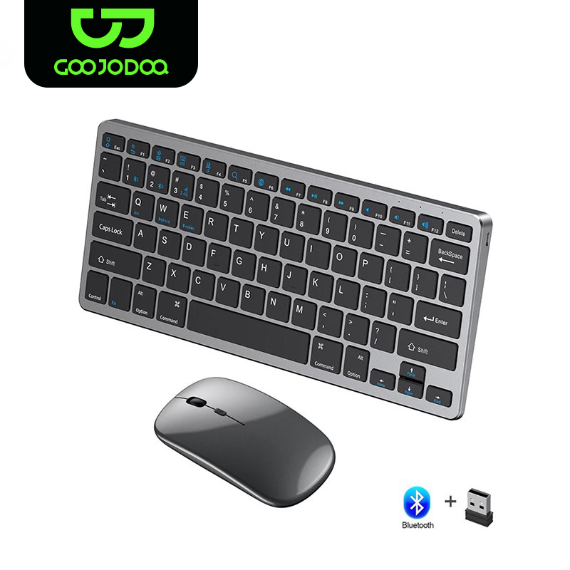 Desk Setup Ipad - Wireless Keyboard Bluetooth 5.0&2.4G Mini Multimedia