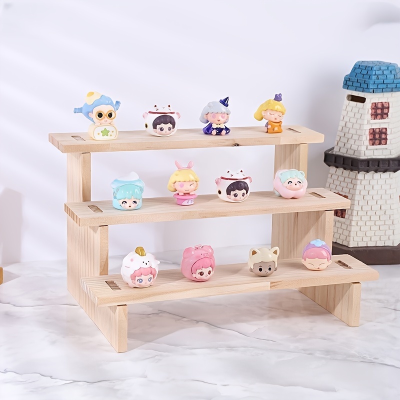 1pc Solid Wood Ladder Display  - Desk Setup Wood recension och pris