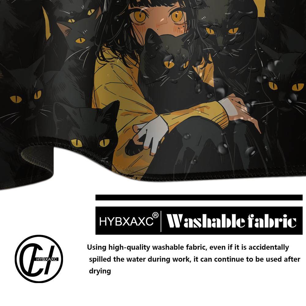 Gaming Mouse Pad Anime Black C - Desk Setup Anime recension och pris