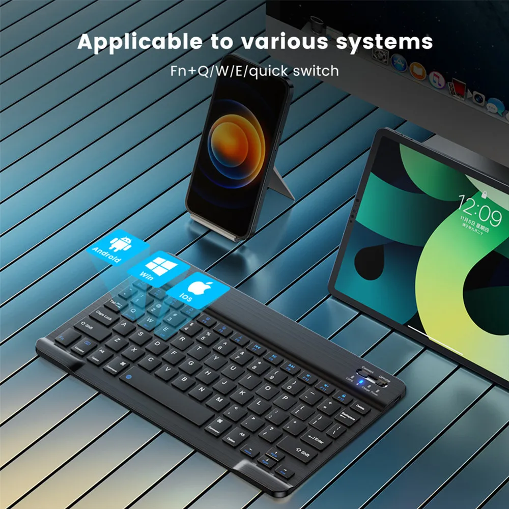 New 2025 Bluetooth Wireless Ke - Desk Setup Ipad recension och pris