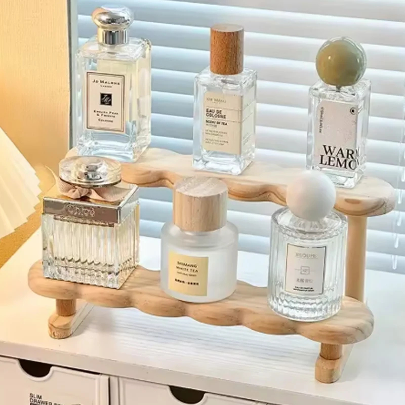 3 Tier Display Pure Solid Wood - Desk Setup Wood recension och pris