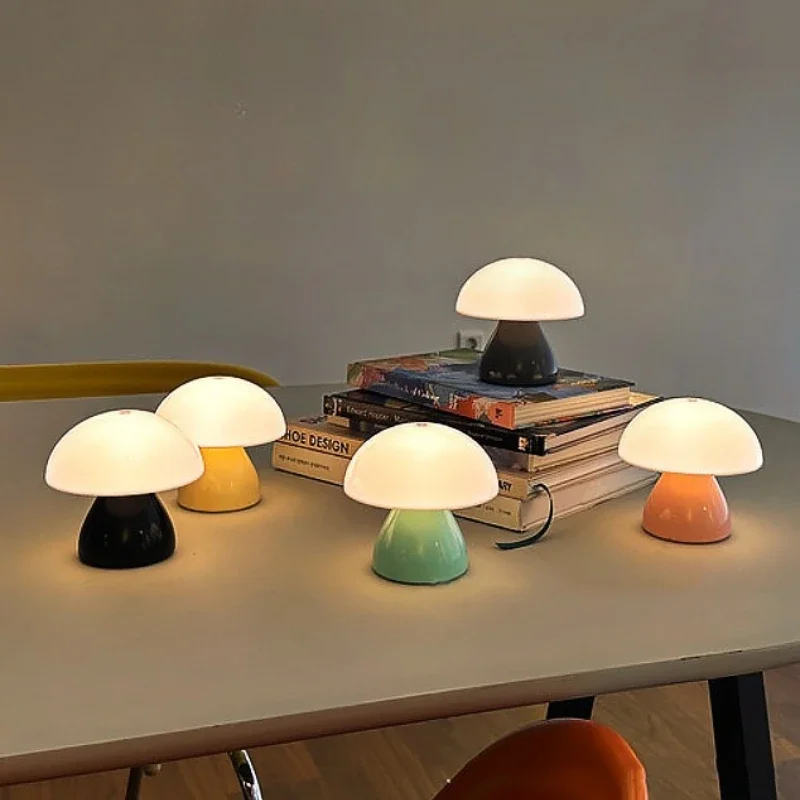 Mushroom LED Table Lamp Touch  - Ambient Light Bar Usb recension och pris