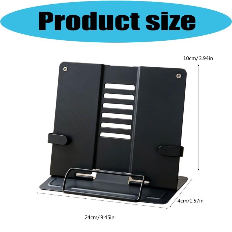 Y1UB Metal Book Holders Stand  - Desk Setup Tablet recension och pris