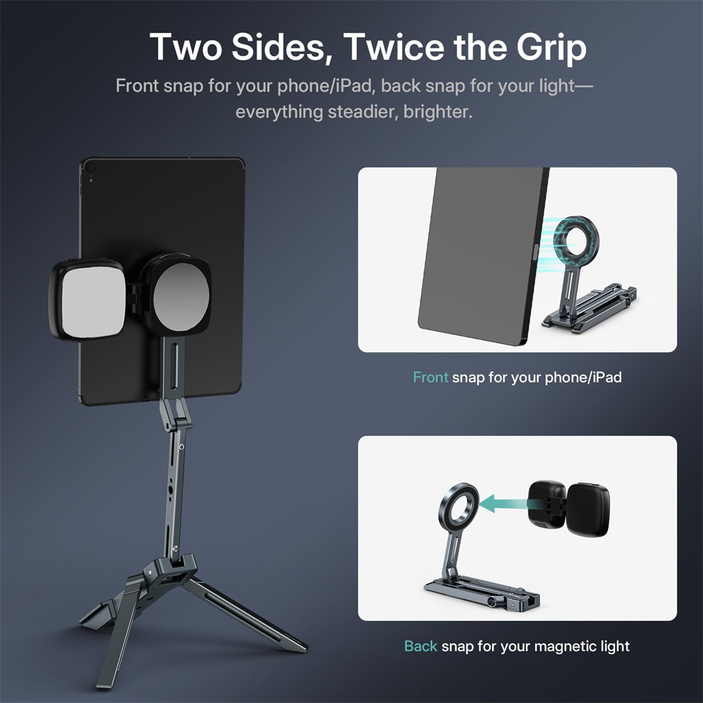 Universal Dual-Side Magnetic i - Desk Setup Ipad recension och pris