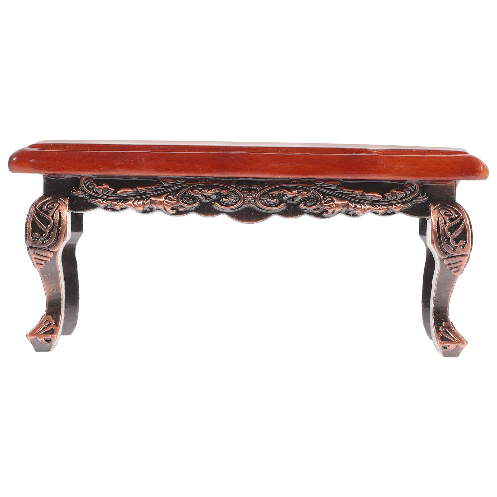 Miniature Rectangular Wooden T - Desk Setup Wood recension och pris