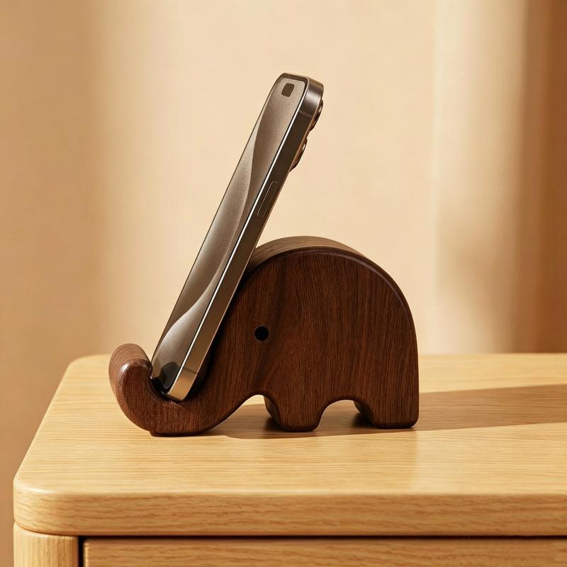 Simple Creative Solid Wood Bla - Desk Setup Wood recension och pris