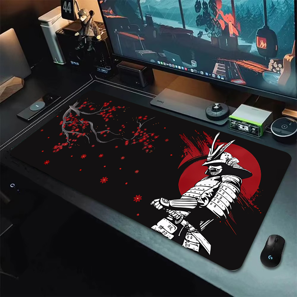 Mousepad Japanese Sakura Samur - Desk Setup In Office recension och pris