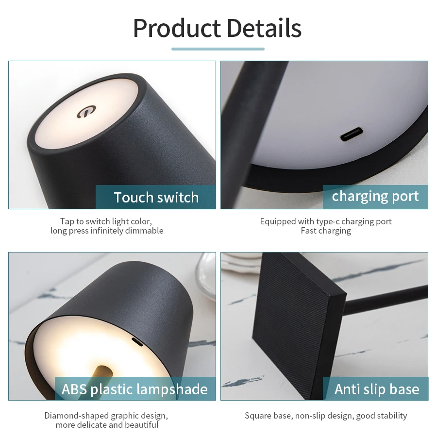 LED Desk Lamp Usb Rechargeable - Ambient Light Bar Usb recension och pris