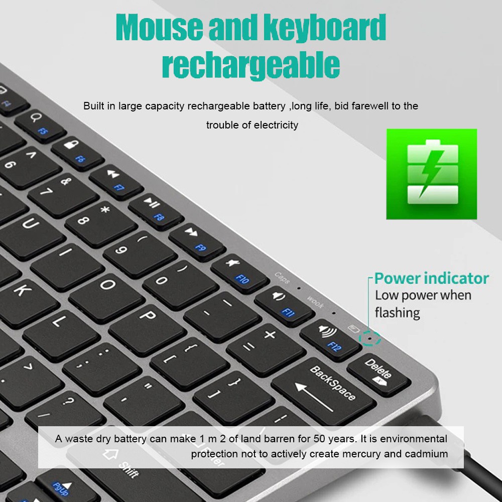 Wireless Keyboard Bluetooth 5. - Desk Setup Ipad recension och pris