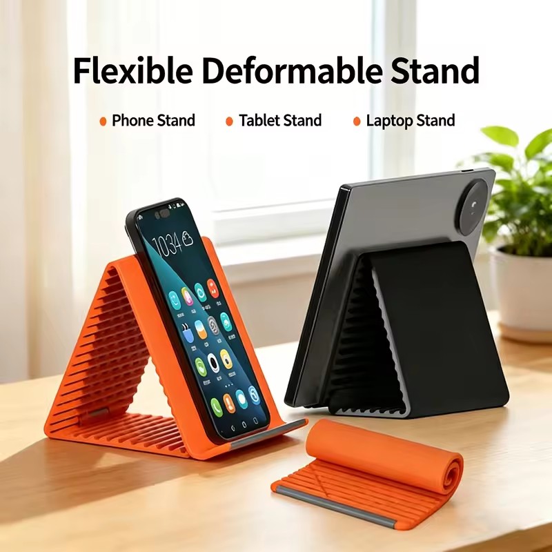 Flexible Foldable Silicone Pho - Desk Setup Table recension och pris