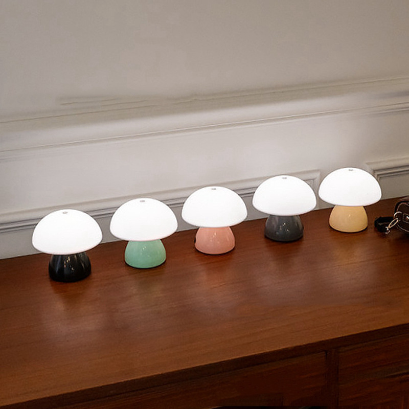 Mushroom LED Table Lamp Touch  - Ambient Light Bar Usb recension och pris
