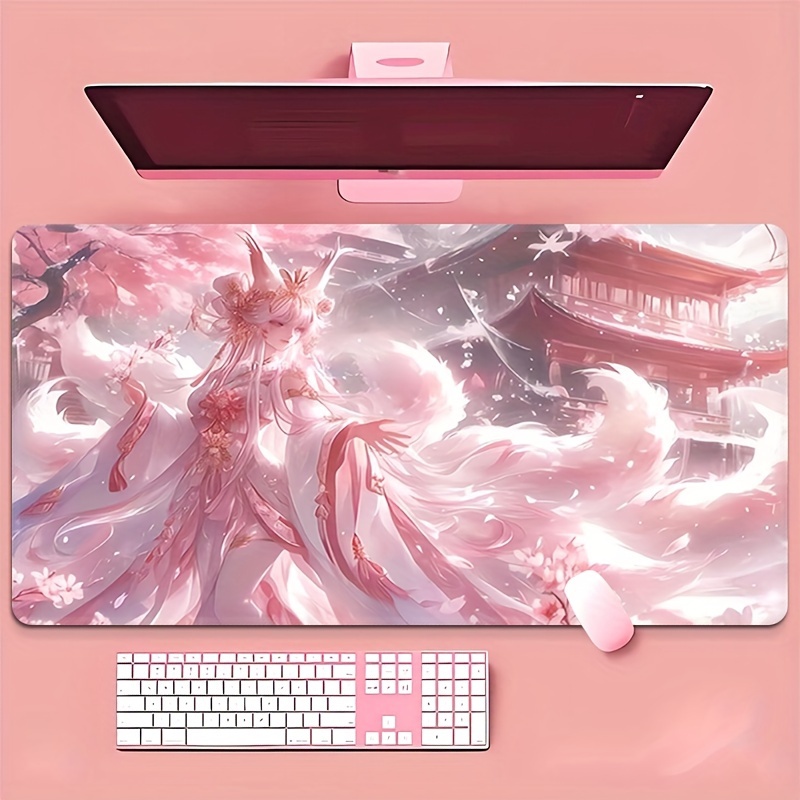 Anime Fox Girl Desk Mat, Exten - Desk Setup Anime recension och pris