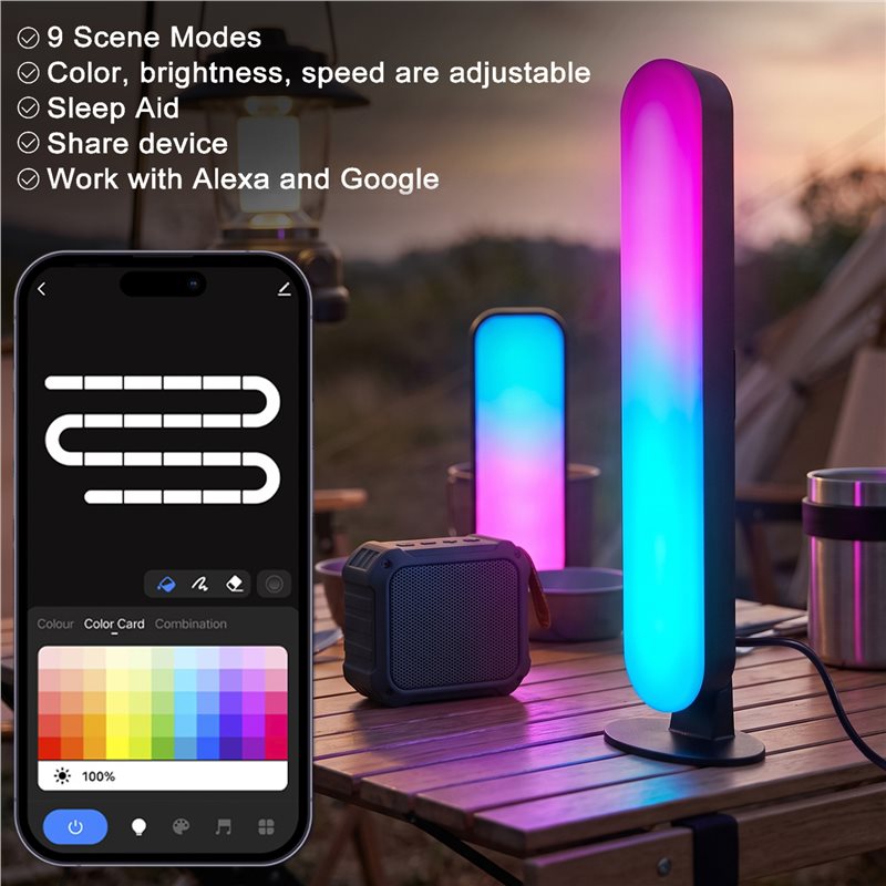 AB46-RGB Pickup Light Ambient  - Ambient Light Bar Usb recension och pris