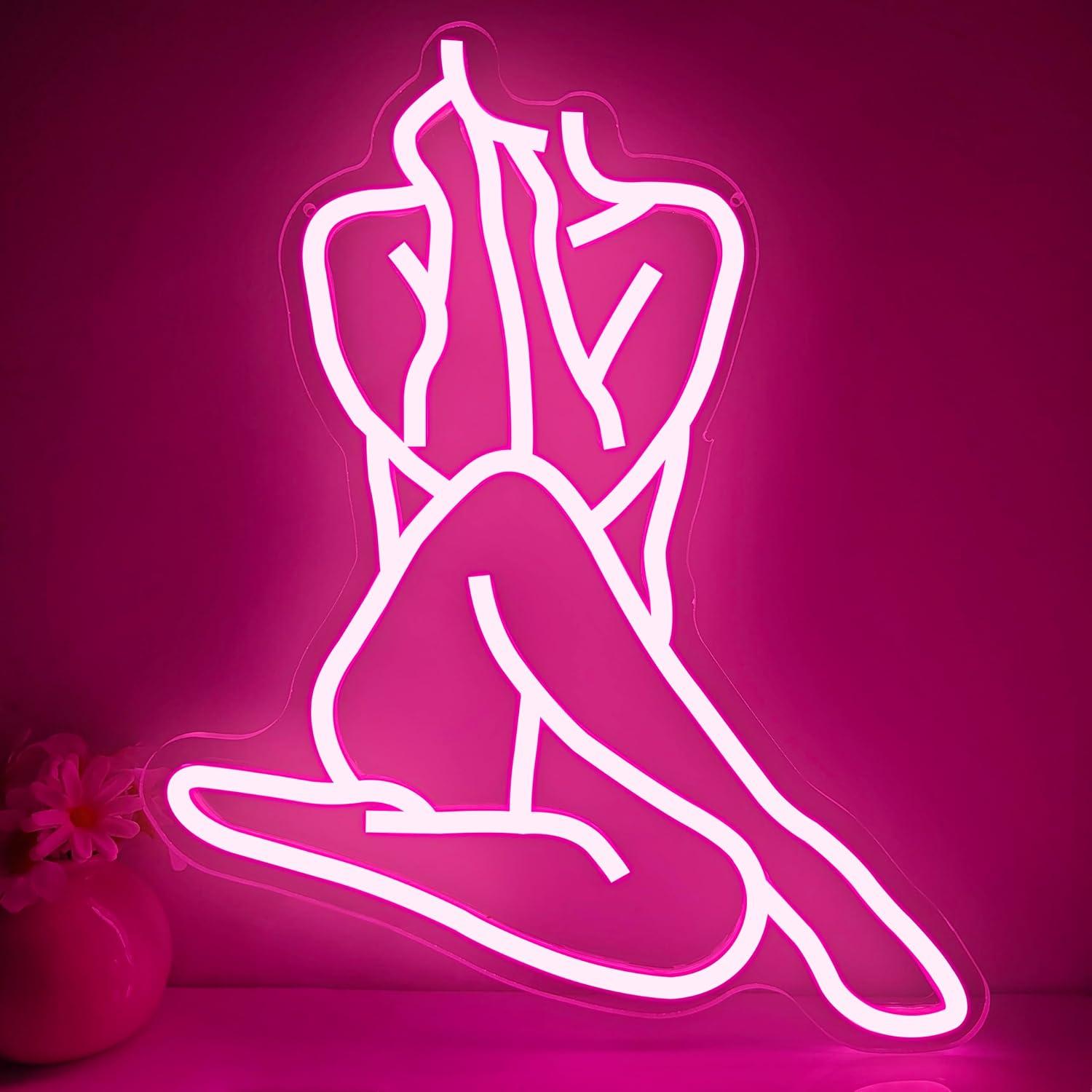 Lady Neon Sign USB Dimmable LE - Ambient Light Bar Usb recension och pris