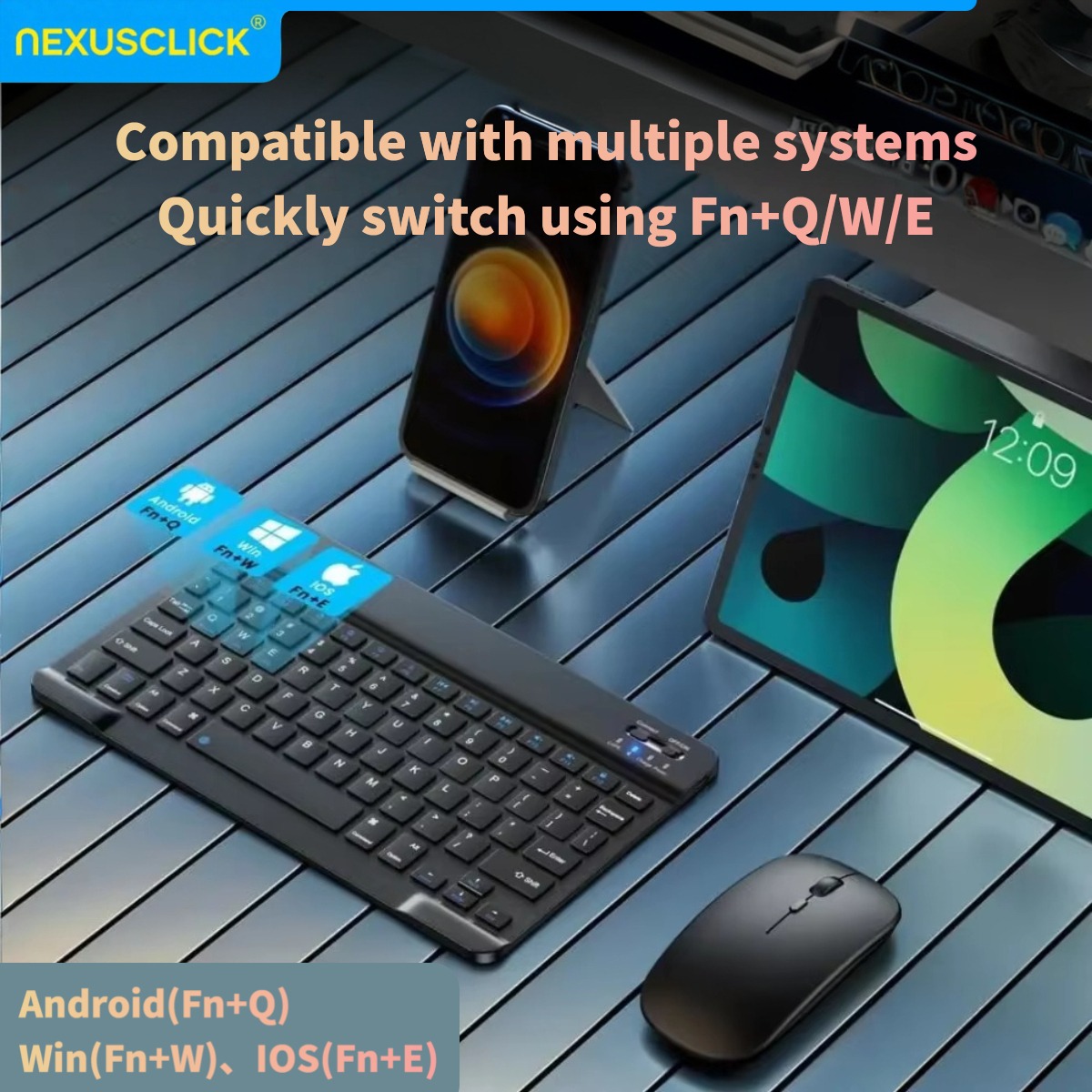 NexusClick Wireless Bluetooth  - Desk Setup Ipad recension och pris